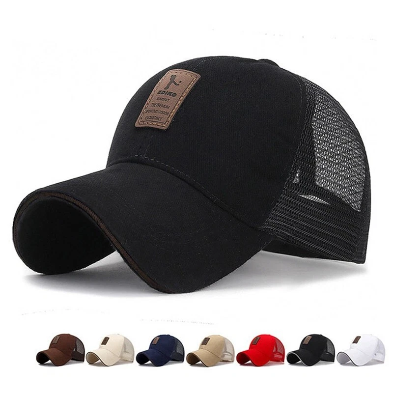 Gorras De Hombre Cachuchas Ajustables Para Mujer Boinas Moda Beisbol Malla. | eBay