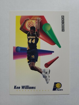 KEN WILLIAMS 1991-92 SKYBOX BASKETBALL CARD # 120 E5576