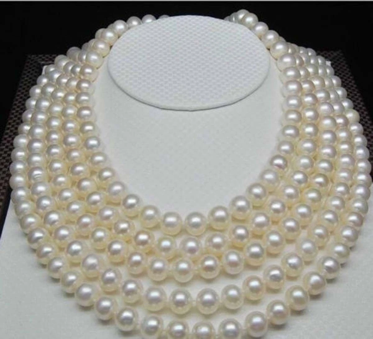 Natural 10 11mm Round South Sea Real White Pearl Necklace 48