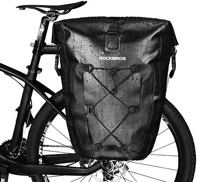 ROCKBROS Fahrradtasche Gepäckträgertasche 27L Wasserdicht Hinterradtasche