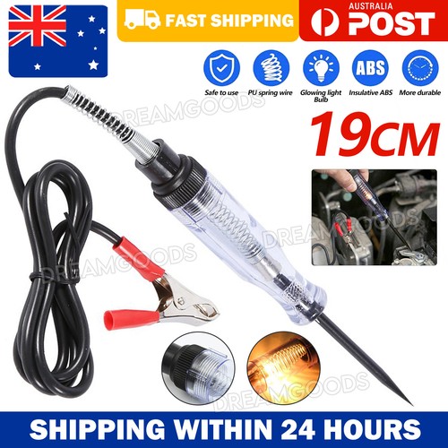 Auto Car Light Circu Tester Lampada Tensione DC 6V 12V 24V Rame Test Pen Detector Sonda Sistema Di Illuminazione Sonda Di Prova Strumenti Della Lampada - Foto 10