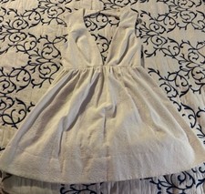 ASOS White Jacquard Wedding Prom Party Mini Dress Size 8 Gorgeous Plunging VNeck