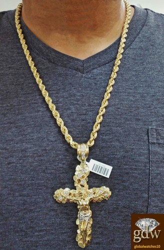 Real 10k Yellow Gold Rope Chain 26\