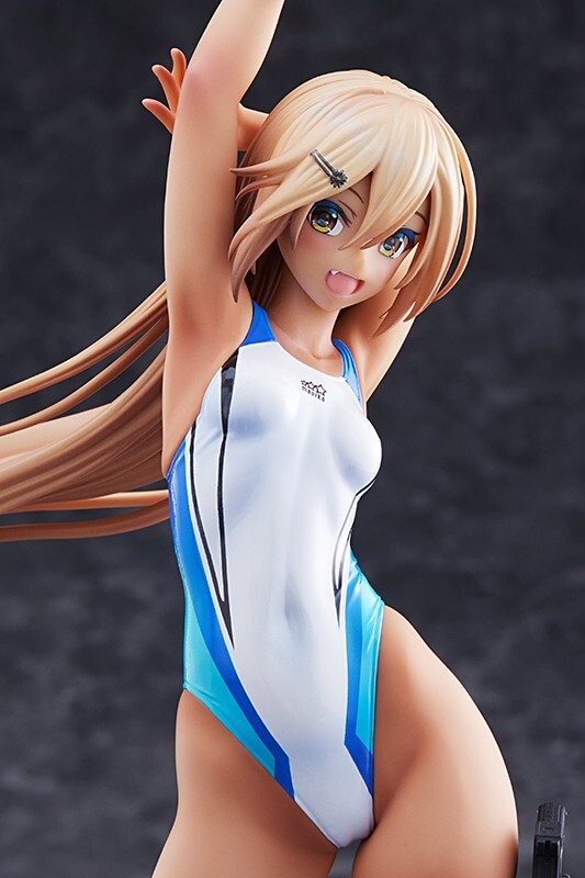 ARMS NOTE Kouhai chan of the Swim team Blue line swimsuit ver