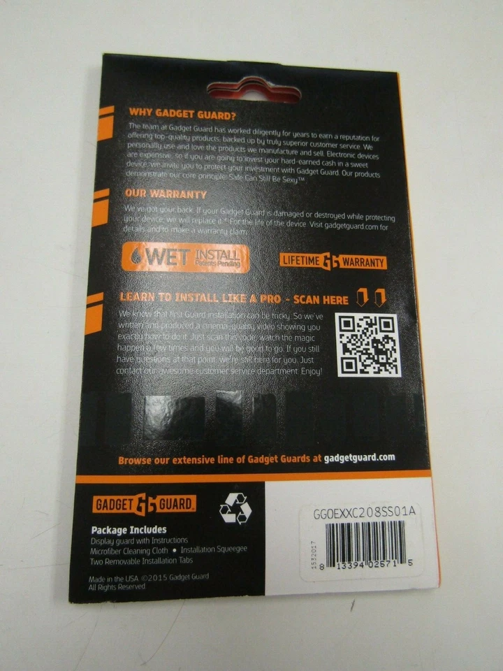GADGET GUARD SCREEN PROTECTOR, SAMSUNG GALAXY S8 PLUS, PLEASE READ! 8681 - Image 2 of 3