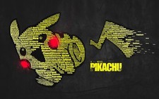 Anime pikachu Play Gaming Mat Desk