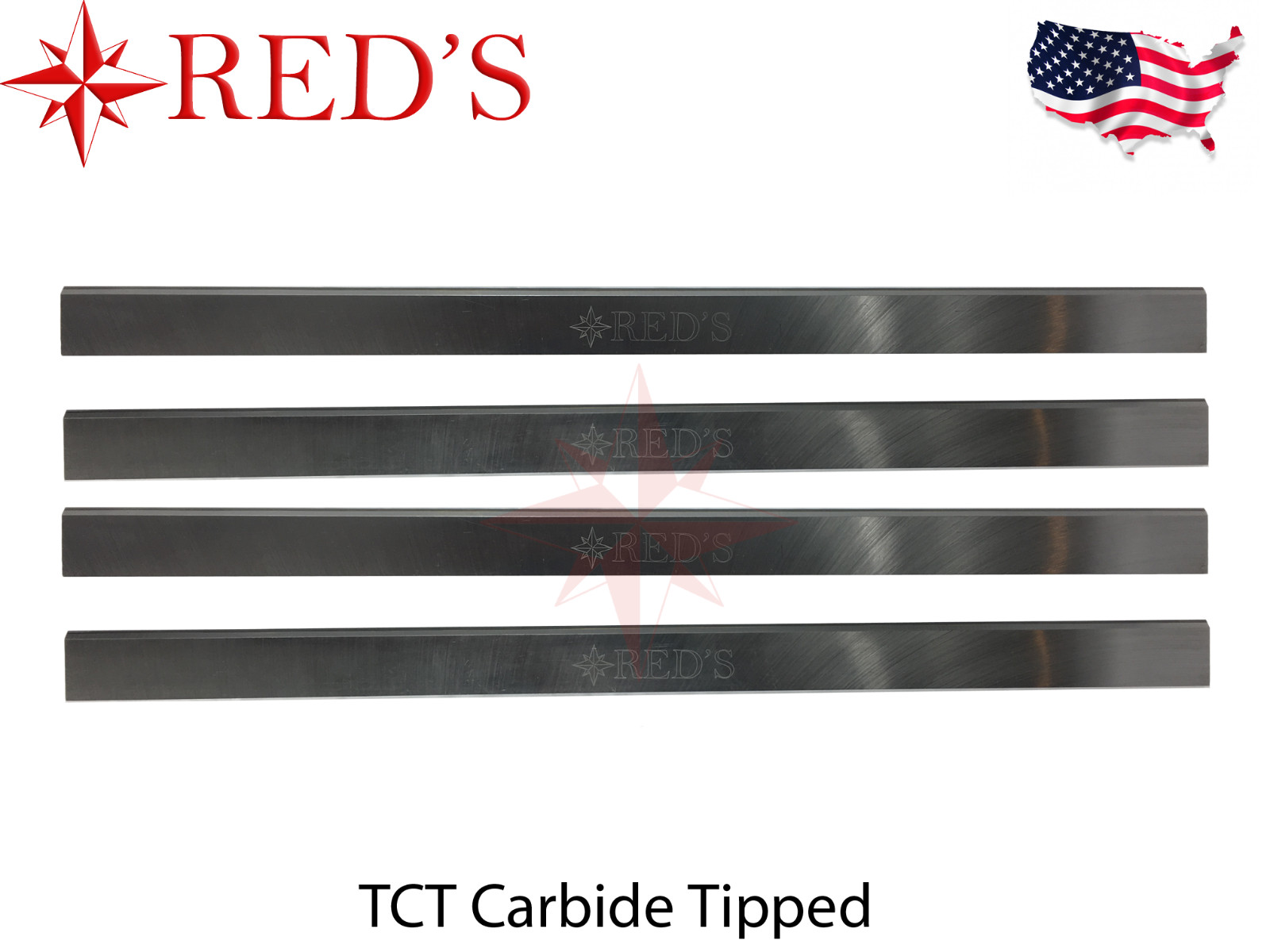 20-1/2" X 11/16" X 1/8" TCT CARBIDE PLANER JOINTER KNIVES BLADES RBI model 820