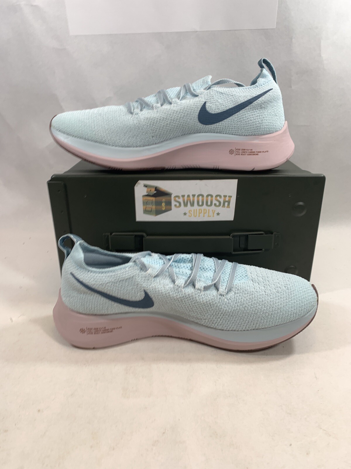 nike zoom fly flyknit glacier blue