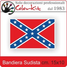 Adesivo Bandiera Generale Lee cm. 15x10 - 001455 by Colorkit