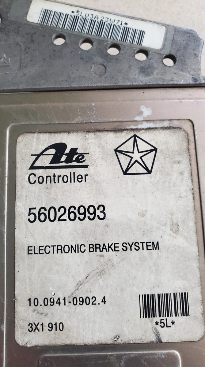 1993-1995 Jeep Grand Cherokee abs anti-lock brake control module