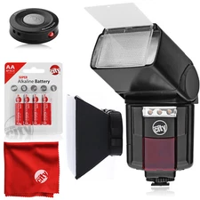 Circuit City Automatic Universal Flash with Video Light for Canon DSLR Cameras
