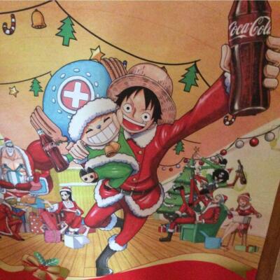 ONE PIECE x Coca-Cola Tapestry Monky D Luffy Chopper # 2749 | eBay