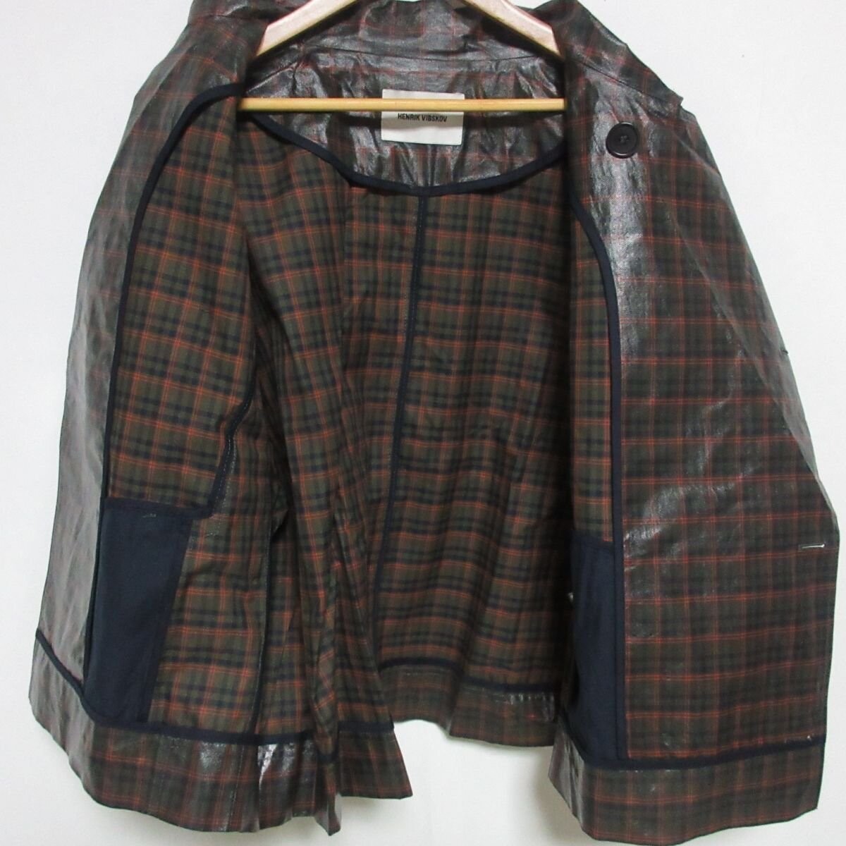 HENRIK VIBSKOV チェック柄ジャケット Henrik Vibskov Moonlight Jacket, Multi-Colored Checks – Glasswing