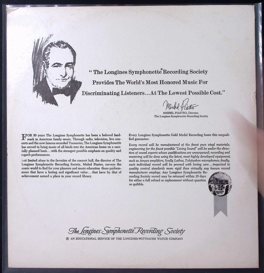 THE LONGINES SYMPHONETTE THE SWEET VOICES OF CHRISTMAS HOLIDAY VINYL LP 179-25 Foto 2 de 4