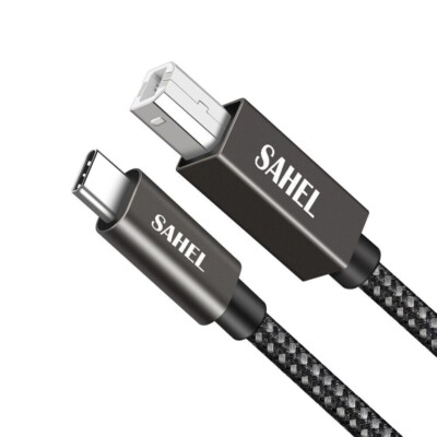 USB C Printer Cable 9.8 ft (3 m) (USB C to USB B Cable, USB B to USB C Cable)