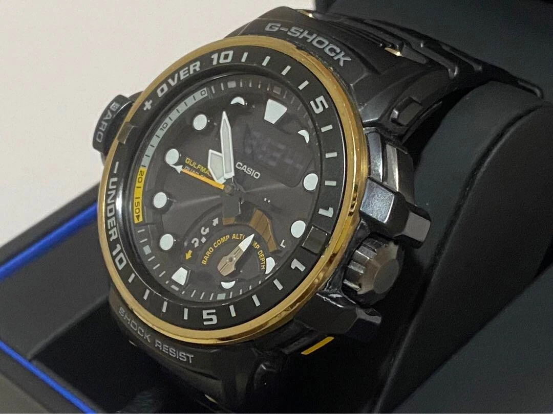 G-SHOCK Gulfmaster GWN-Q1000GB-1AJF Gold