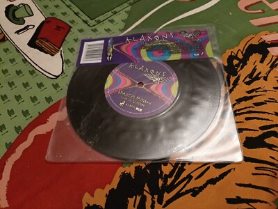 Klaxons Gravity's Rainbow Live In Glasgow Etched Disc VG/EX 7'' BoxQ