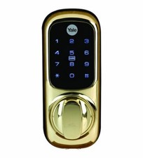 Yale Keyless Connected polished brass smart access doorlock