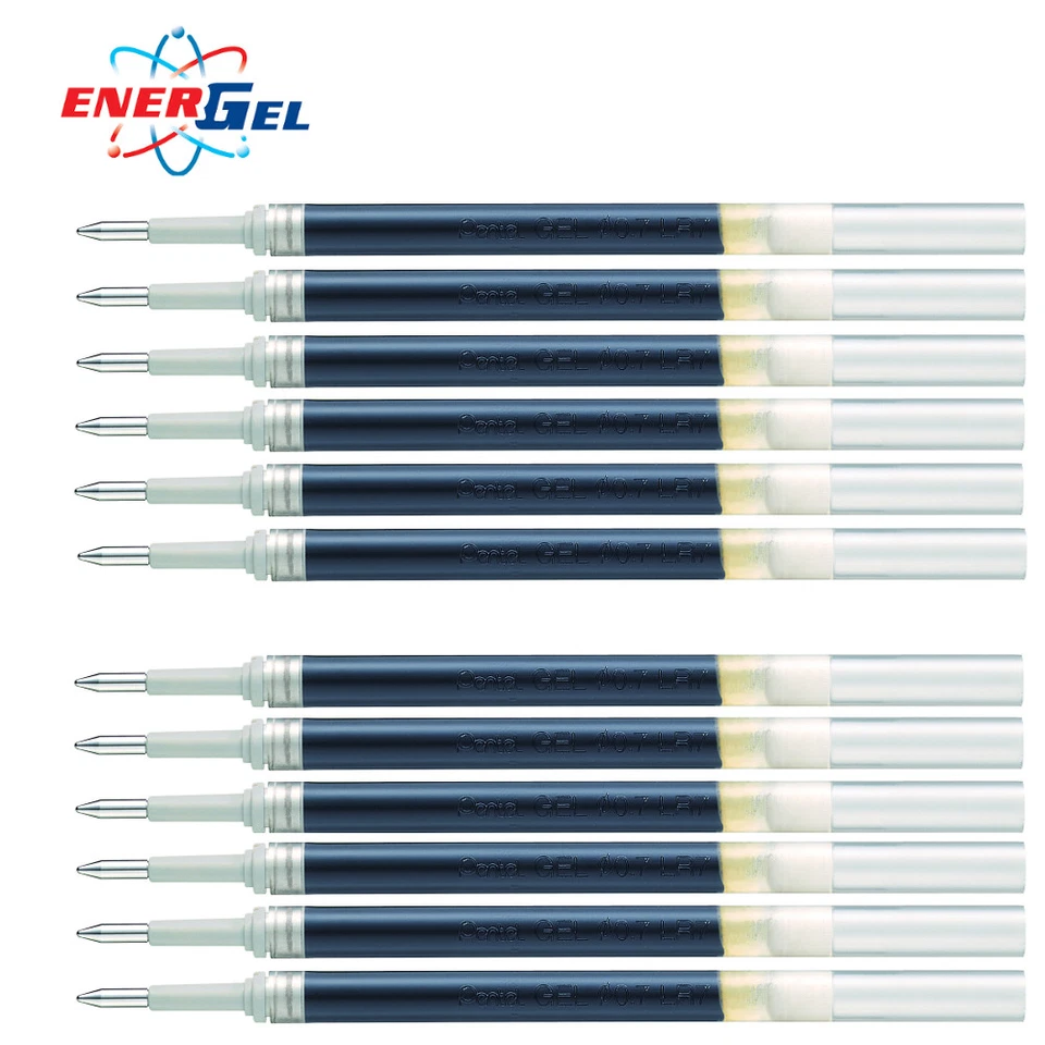 LR7-A 24 Minen schwarz 0,7mm AKTION für Pentel BL77 EnerGel Xm Gel-Tintenroller