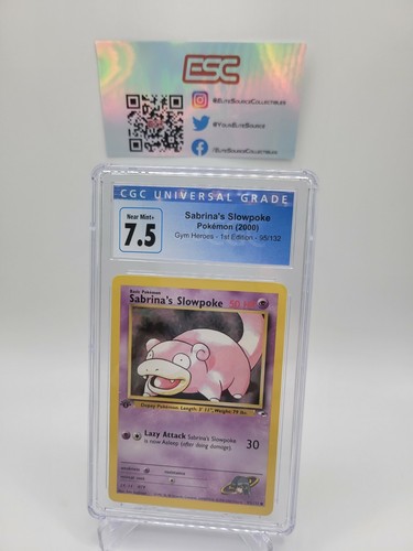 Sabrina's Slowpoke (1st Edition) graded CGC 7.5 for sale on eBay