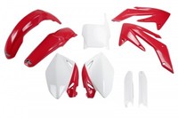 Set Plastics Motorradverkleidungen Honda Crf 250 R 2006 - 2007 Farbe Replik Ufo