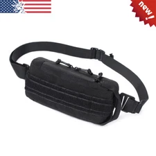 Men Tactical Sling Bag Chest Shoulder Fanny Pack Cross Body Molle Pouch Backpack