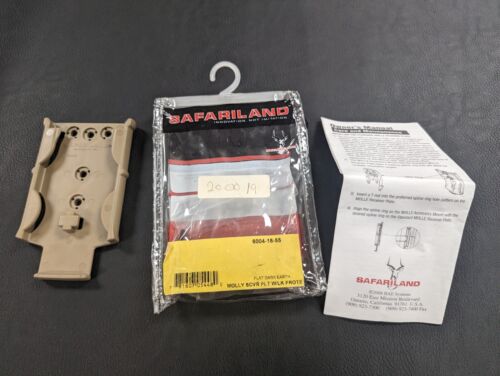 Safariland 6004-18-55 MOLLE Locking System MLS 18 Receiver Plate, FDE, NIP - Picture 1 of 6