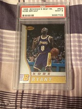 1996 Bowman's Best Kobe Bryant Los Angeles Lakers RC Rookie PSA 9 Mint