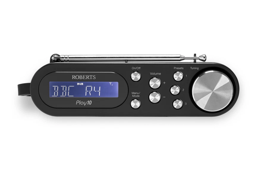 Roberts Play 10 portable DAB/DAB+/FM radio (Available in Black or White) - Image 4 of 4