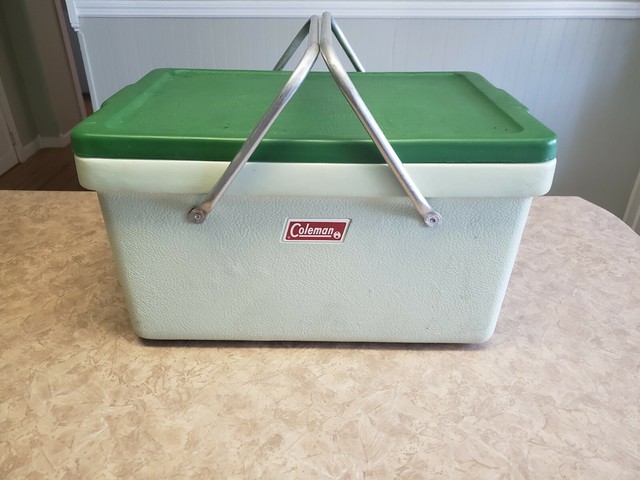 vintage cooler coleman