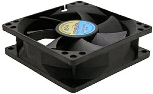 Masscool 80mm Cooling Fan 3-Pin Motherboard / 4-Pin PSU Connector Fan FD08025S1M - Image 2 of 4