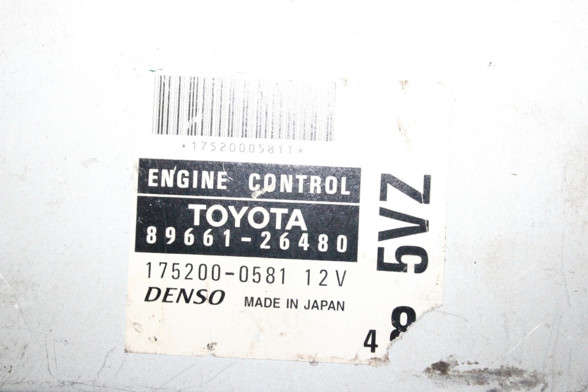 JDM TOYOTA 5VZ 3.4L ECU ENGINE CONTROL 89661-26480 | eBay