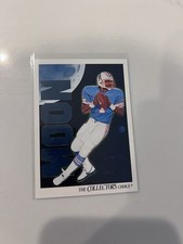Upper Deck 1991 Warren Moon Card #90 Houston Oilers Football NFL Checklist