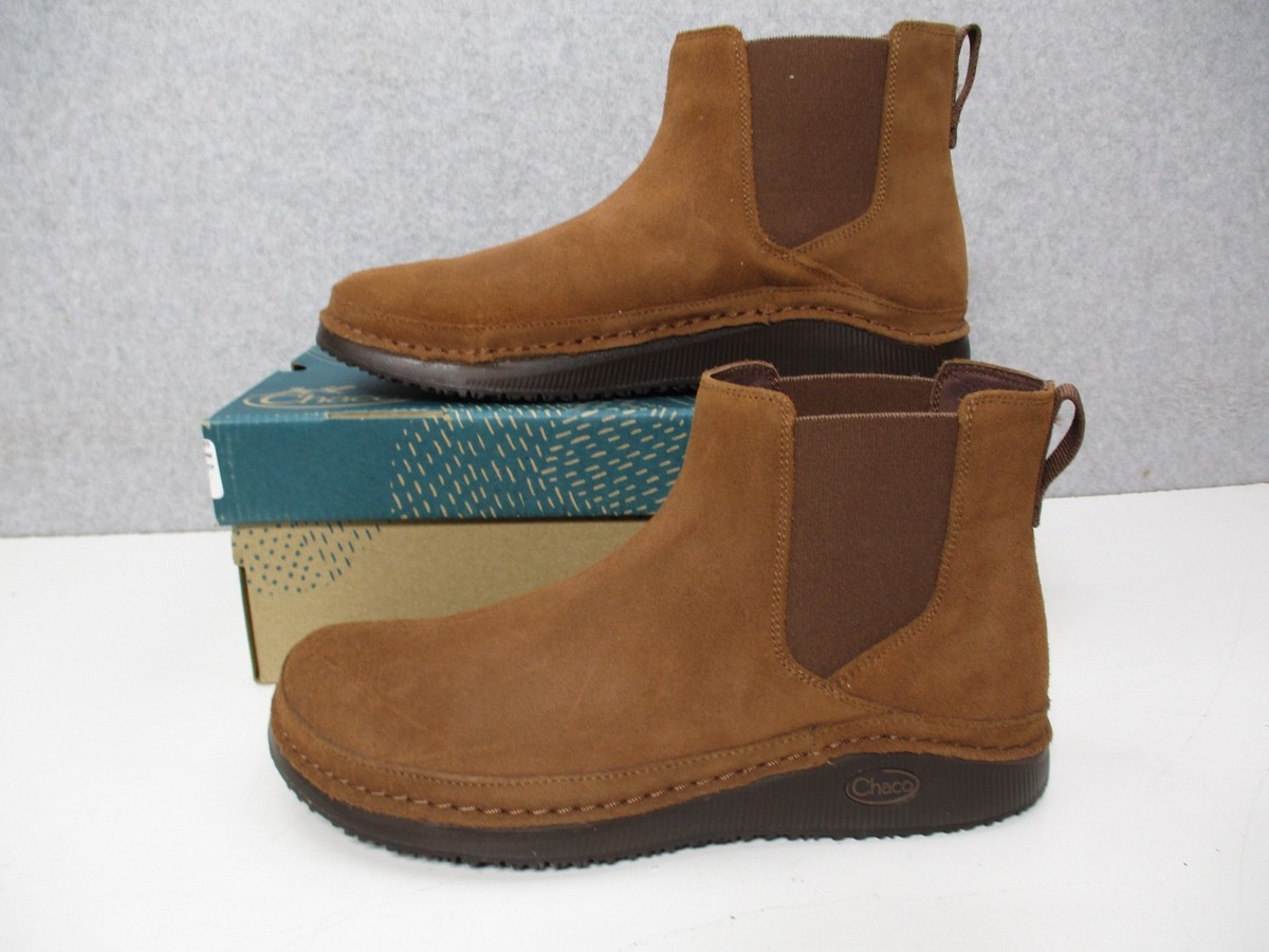 Chaco Paonia Chelsea Boots Men Sz 11 M Suede Cinnamon Brown‎ Pull On Ankle Chaco Paonia Chelsea Shoe Cinnamon Brown Suede Ankle Boots  main image 4