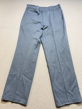 Vintage Levi's Pants Mens 32x29 Gray Blue Action Slacks Made in USA 80s Wide