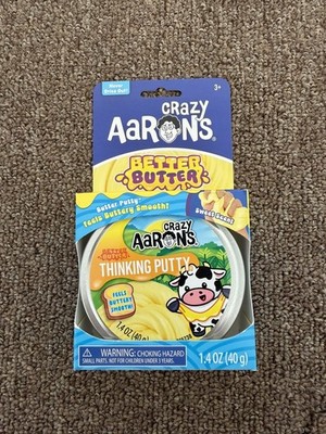 Aarons Crazy BETTER BUTTER Thinking Putty 1.4 oz, Novelty Fidget Sensory Toy NEW