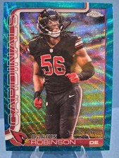 2025 Topps Chrome - Darius Robinson #9 - Aqua Wave Refractor - 79/199- Cardinals