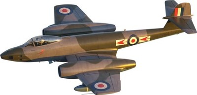 Airfix 1/72 British Fighter/Reconnaissance Aircraft Gloster Meteor F.8/FR.9 Plas