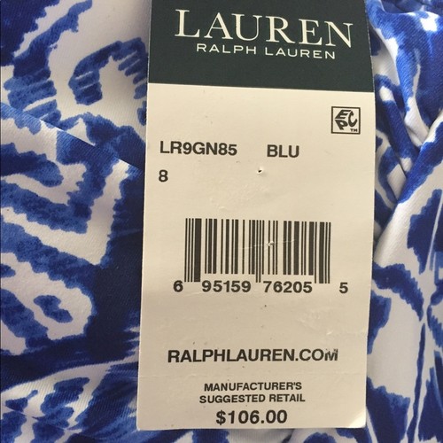 Tankini Ralph Lauren Ikat Twist-Front Strapless-8 - Imagen 5 de 5