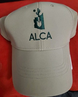 Nike DriFit ALCA Tan Adjustable Golf Hat Arizona Landscape Contractors Assoc.