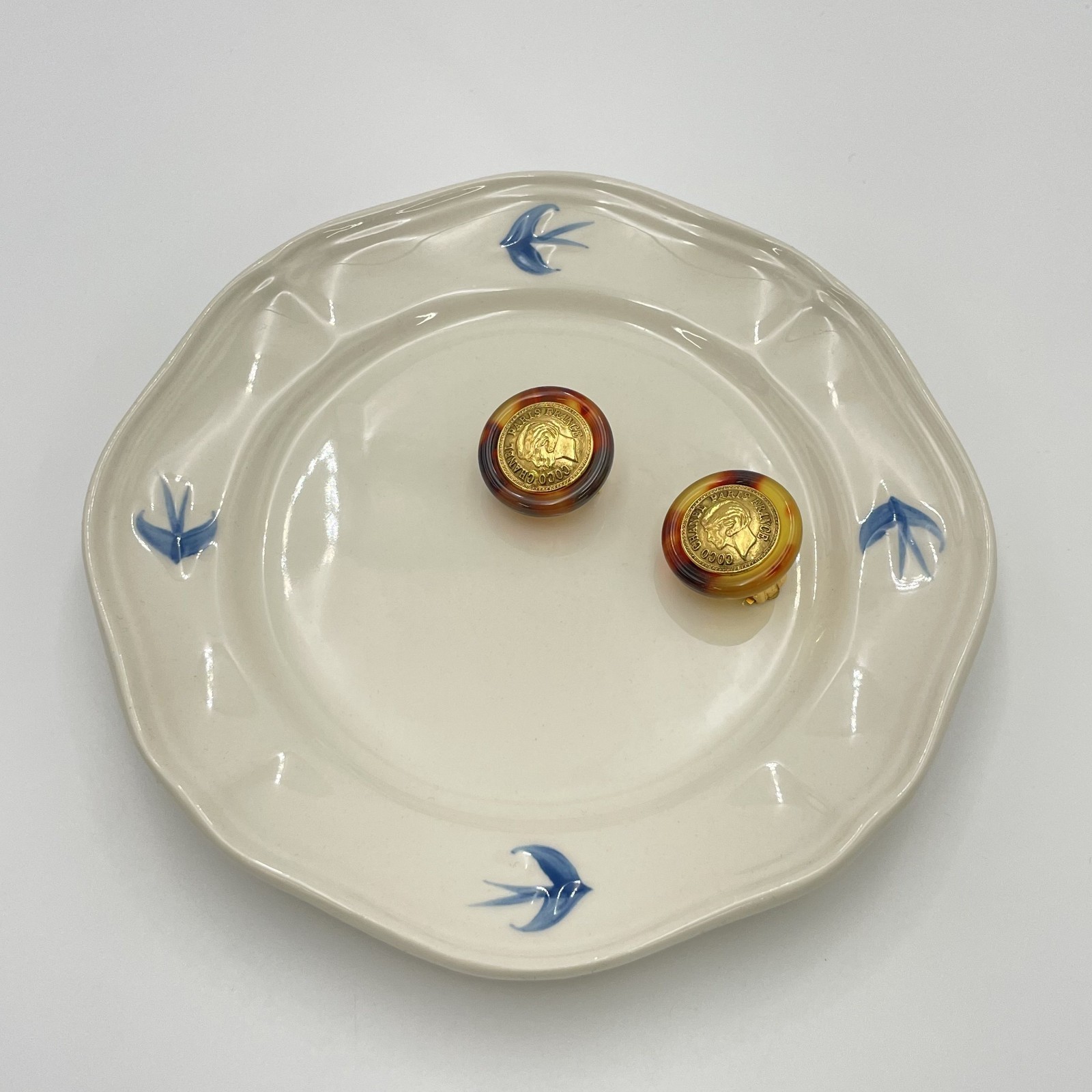 Auth Chanel Tortoise Shell Frames 97A Gold/Brown … - image 5