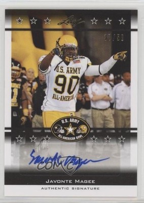 2012 Leaf US Army All-American Bowl Black /50 Javonte Magee #BA-JM1 Auto 2u6