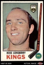 1969 Topps #104 Ross Lonsberry Kings-Hockey 6 - EX/MT