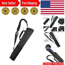 Lightweight Nylon Bow Quiver with Padded Strap - Perfect for Hunting & Practice