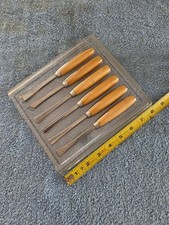 UNBRANDED 6 PIECE WOOD CARVING SET CHISEL SET 7" LONG