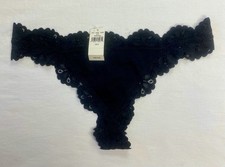 Aerie Cotton Snowday Lace Thong Underwear -- ...
