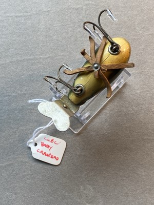 CCBC Baby Crawdad Model 400 (old style), Natural Crab Color, Vintage Nice