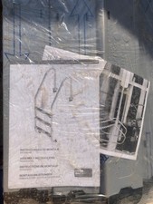 scaletta per piscina nuova ancora imballata completa di accessori per montaggio