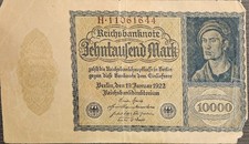 1922 Germany 10 000 Mark H11061644 Reichsbanknote Paper Money