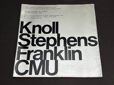 Knoll au Louvre Catalog of the Exhibition 1972 with special 1975 Knoll/CMU 1st